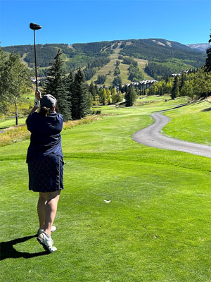 Golfing in Beaver Creek, CO